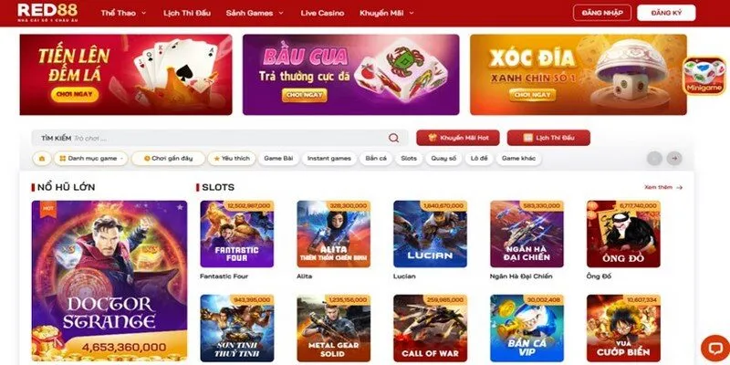 Cung cấp hàng loạt game thú vị nhất tại nhà cái